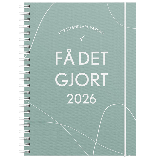 Almanacka A5 Få Det Gjort Grön