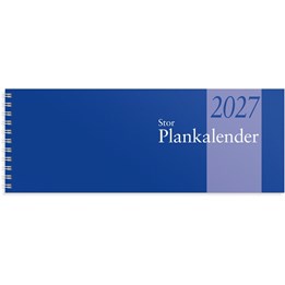 Almanacka Planeringskalender Stor Blå 1v/Uppslag