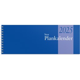 Almanacka Planeringskalender Stor Blå 1v/Uppslag