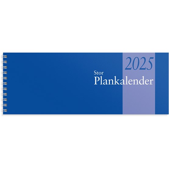 Almanacka Planeringskalender Stor Blå 1v/Uppslag