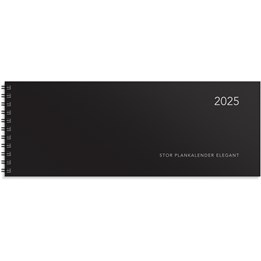 Almanacka Stor Plankalender Elegant Svart