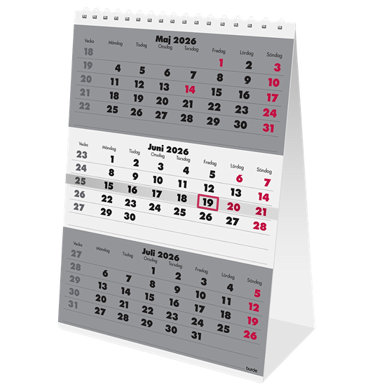 Almanacka Stor Bordskalend Triplaner