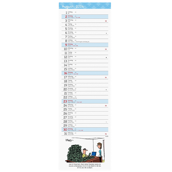 Almanacka Stor Bordskalender Humor
