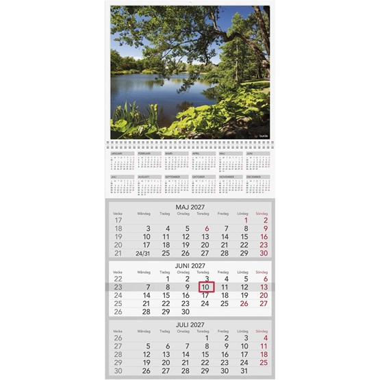 Almanacka Väggblad Trebello
