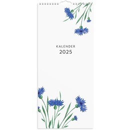 Almanacka Väggblad Lilla Blomster