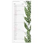 Almanacka Väggblad Lilla Blomster