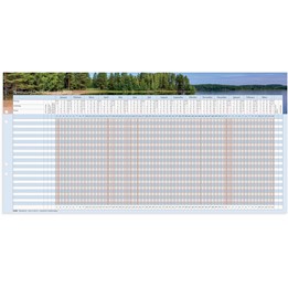 Almanacka Semesterplan Planeringsblad