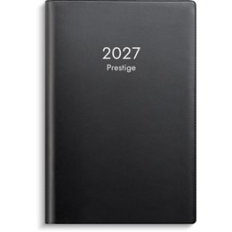 Almanacka Prestige Svart Plast  1v/Uppslag