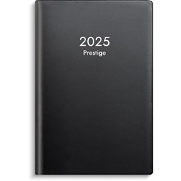 Almanacka Prestige Svart Plast  1v/Uppslag