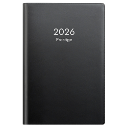 Almanacka Prestige Svart Plast  1v/Uppslag