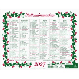 Almanacka Lilla Hallon Halvår/Sida