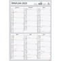Almanacka Årsplan Halvår/Sida Format 230x330mm
