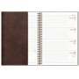Almanacka A6 Buisness Twist Brun