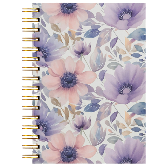 Anteckningsbok A5 Flower